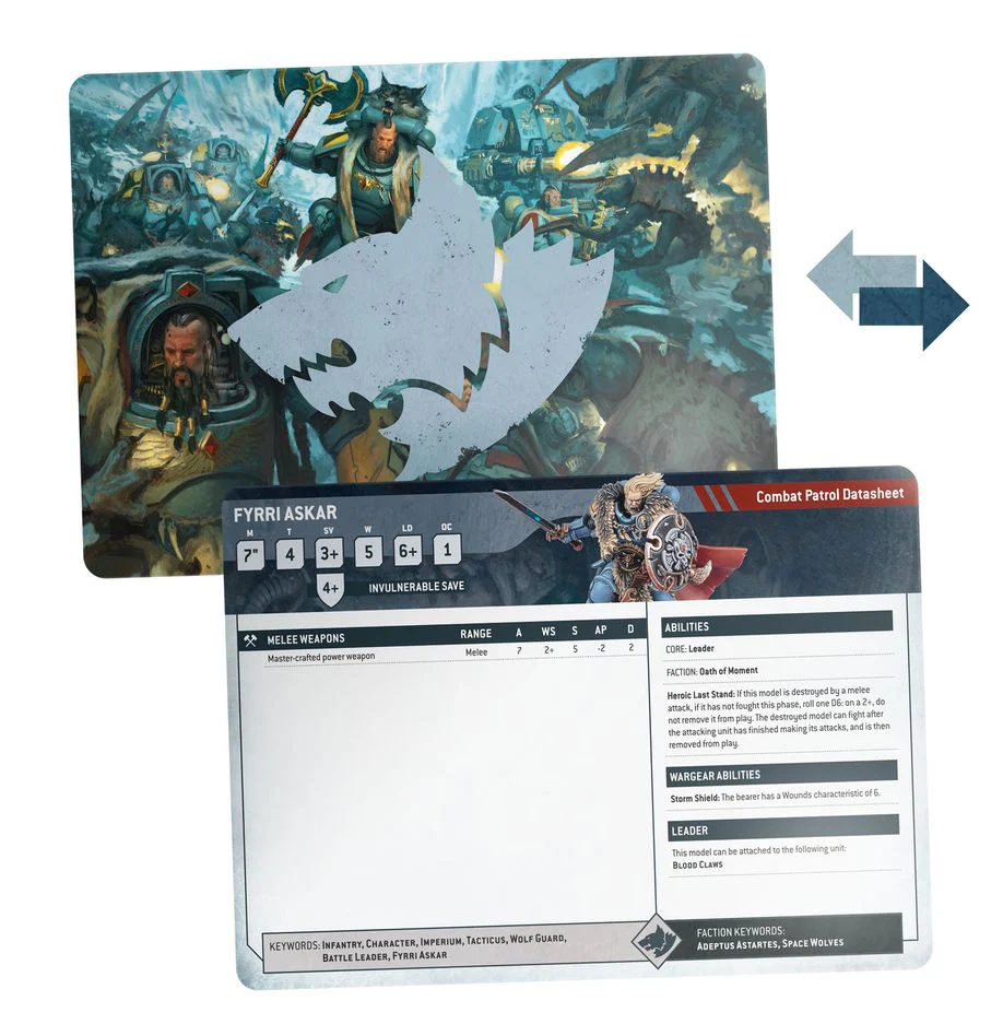Warhammer 40k: Space Wolves Datasheet Cards - Image 2