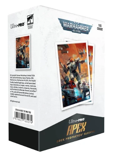 Warhammer 40K: T'au Empire Codex Aligned 105ct Apex Deck Protector sleeves