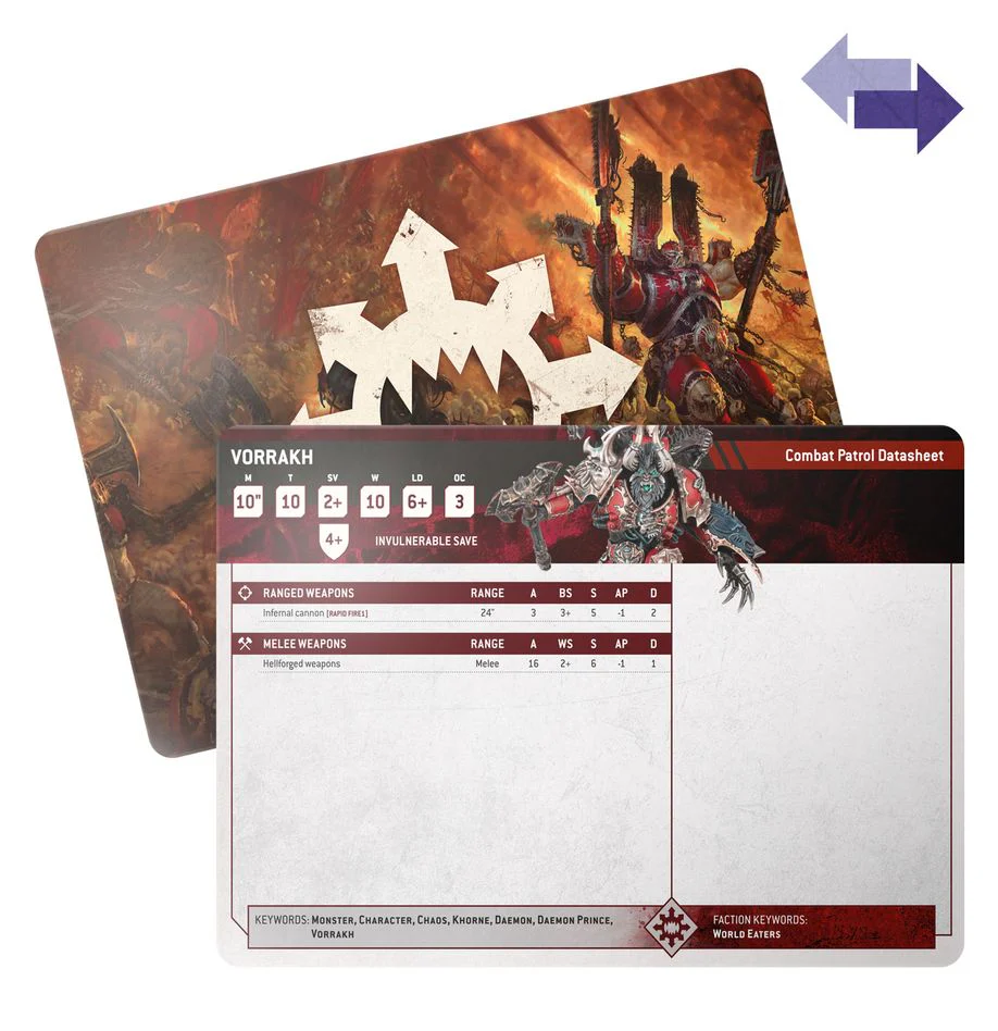 Warhammer 40k: World Eaters Datasheet Cards - Image 3