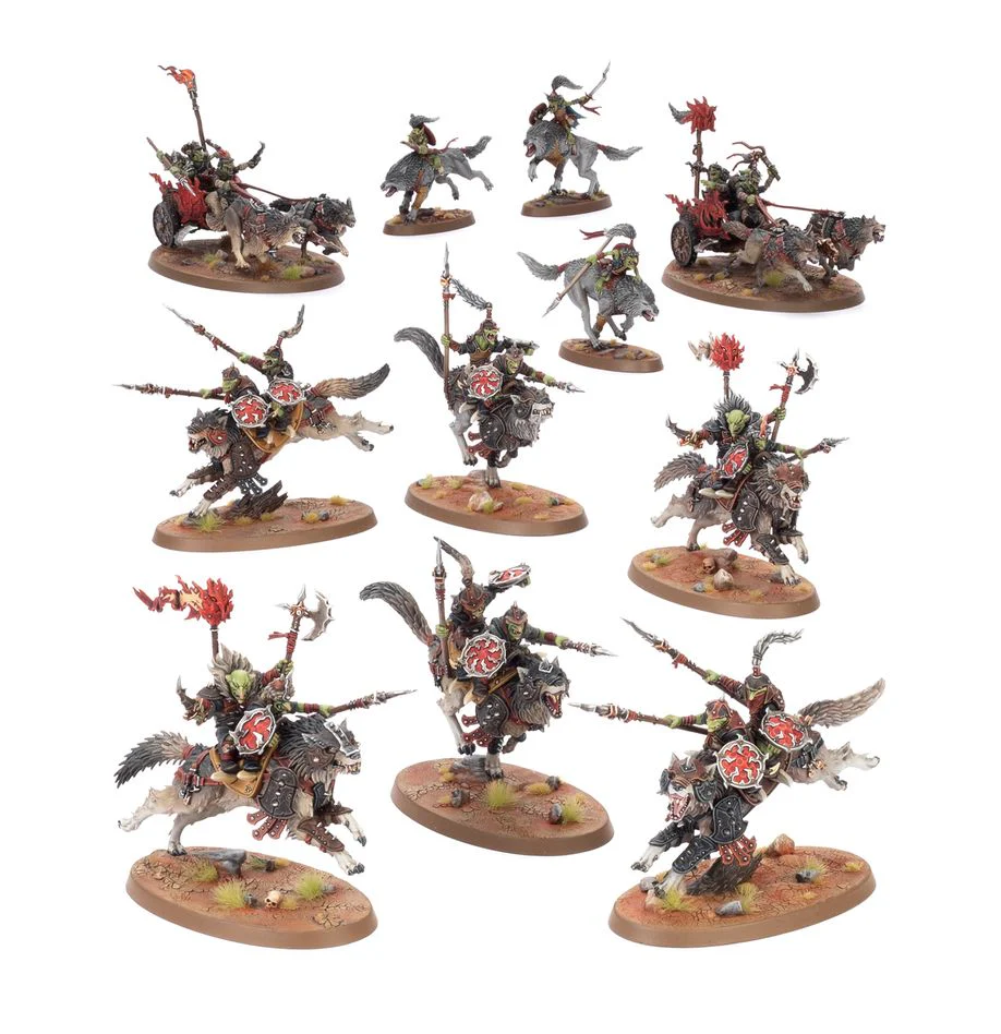Warhammer Age of Sigmar: Spearhead: Gloomspite Gitz – Snarlpack Huntaz - Image 2
