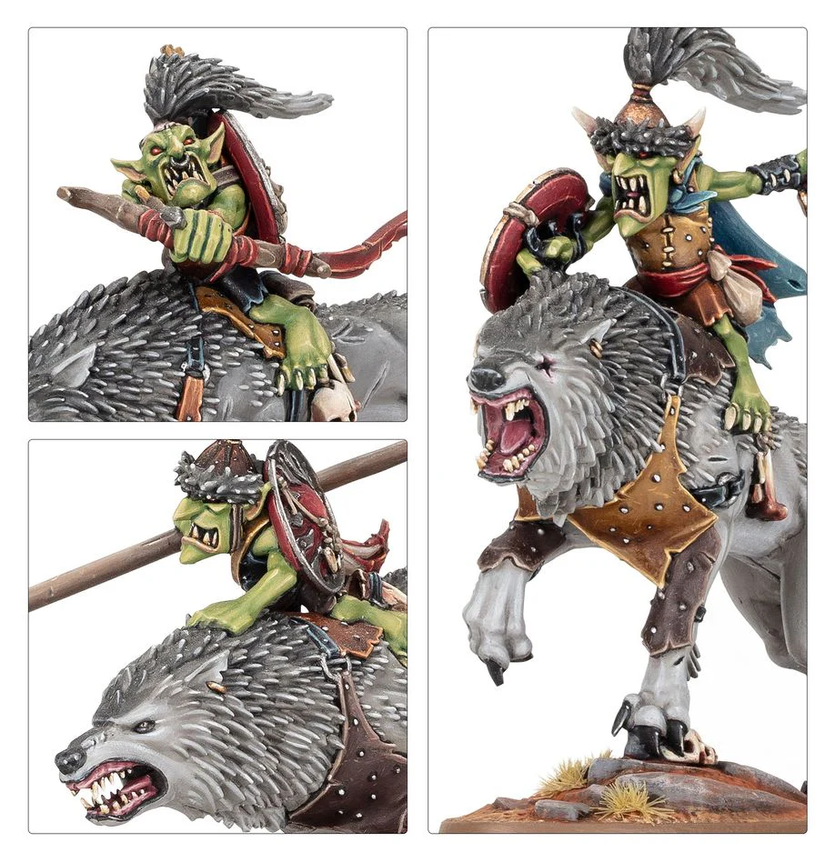 Warhammer Ager of Sigmar: Gloomspite Gitz Snarlboss & Wolfgit Retinue - Image 3