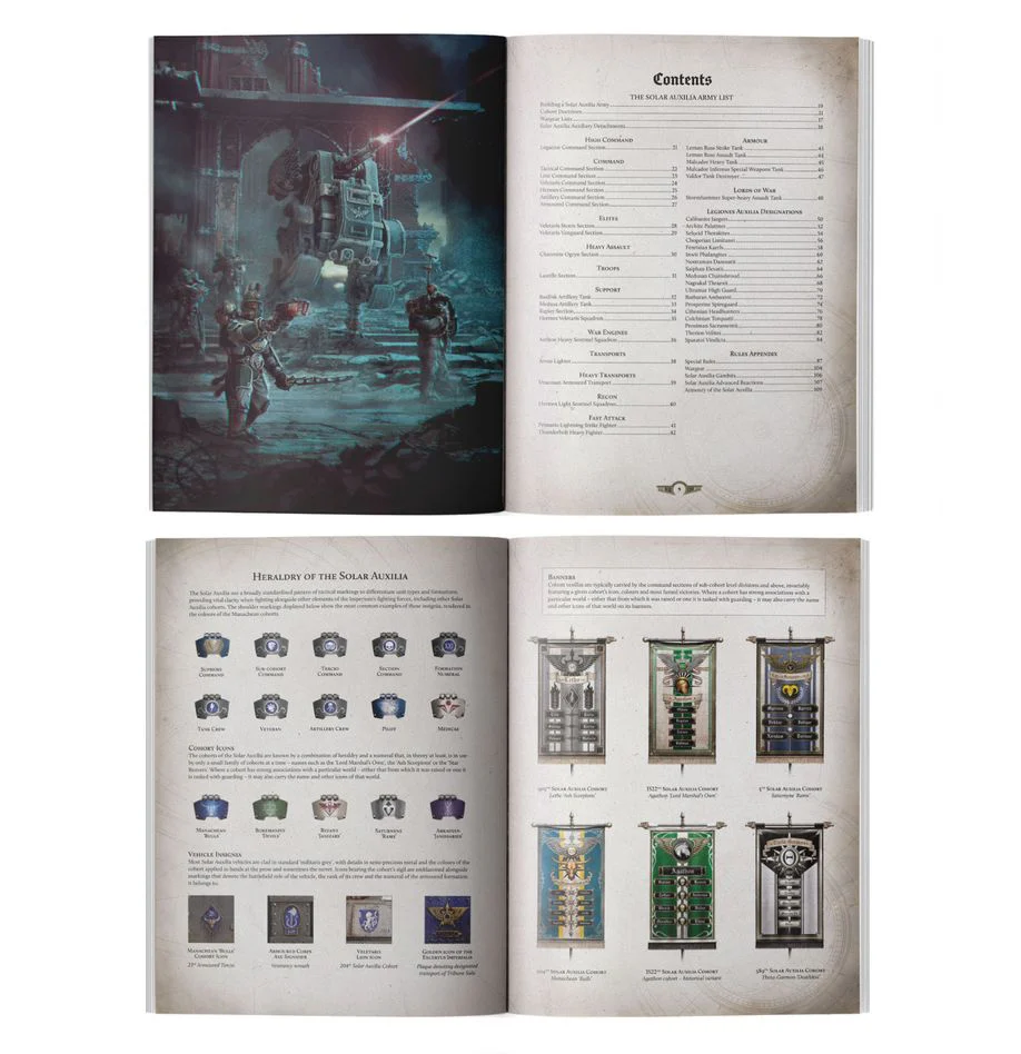 Warhammer Horus Heresy: Liber Auxilia: Solar Auxilia Army Book - Image 3