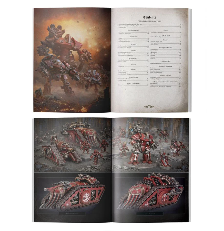 Warhammer Horus Heresy: Liber Mechanicum: Forces of the Taghmata Army Book - Image 3