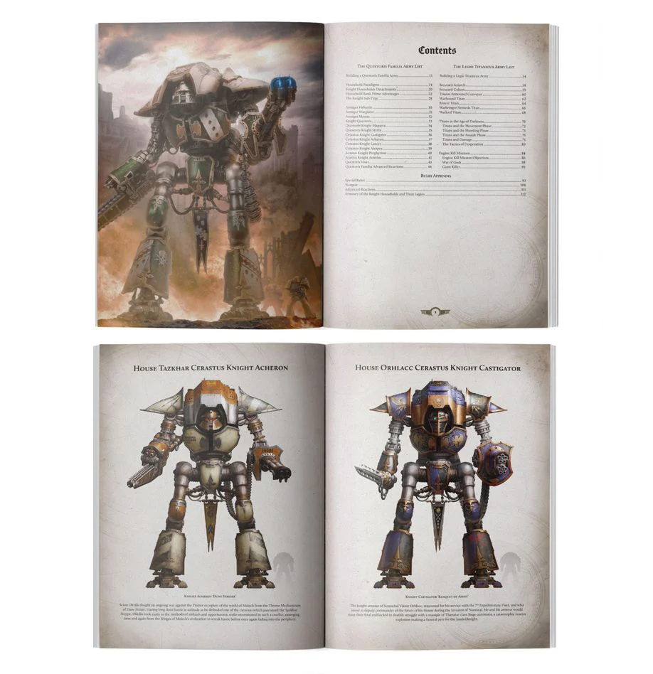 Warhammer Horus Heresy: Liber Questoris: Knights and Titans Army Book - Image 2