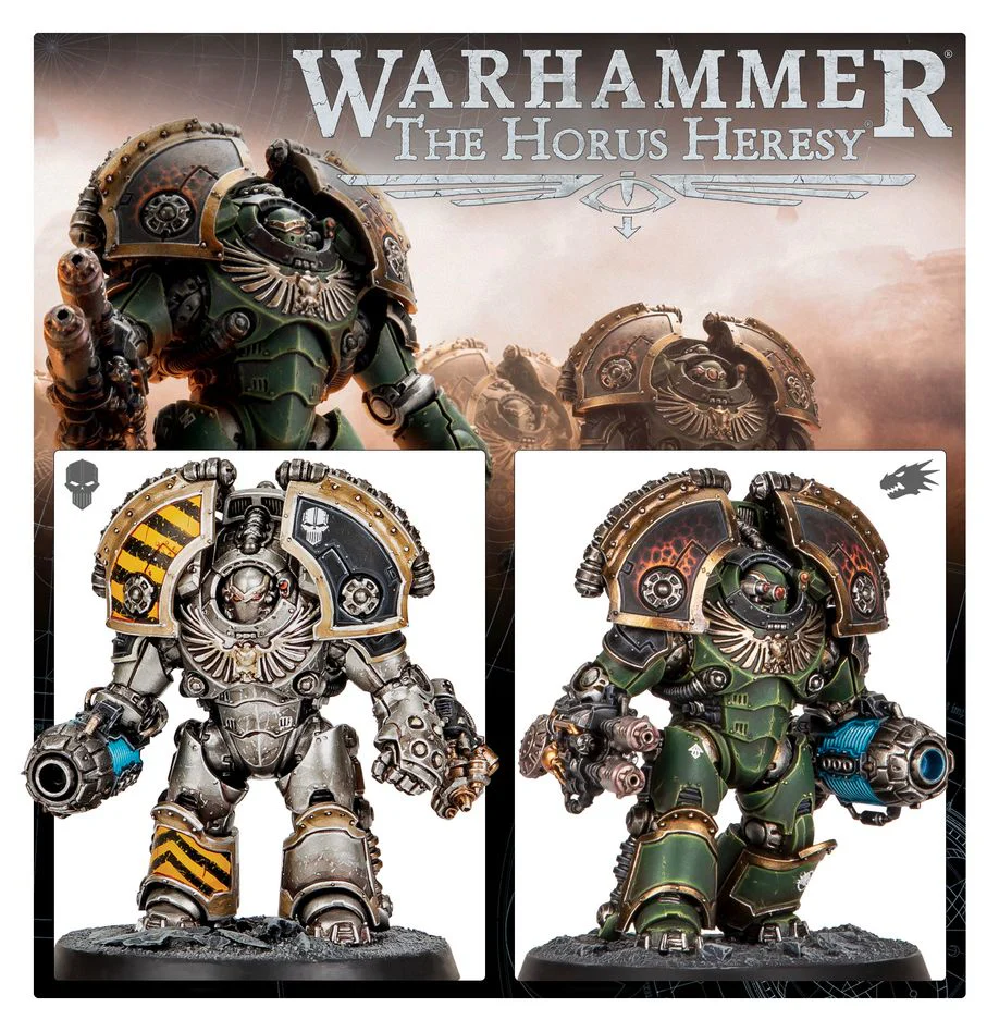 Warhammer Horus Heresy: Saturnine Terminator Squad - Image 4