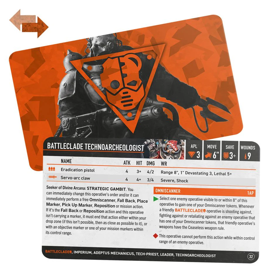 Warhammer Killteam: Battleclade Datacards - Image 2