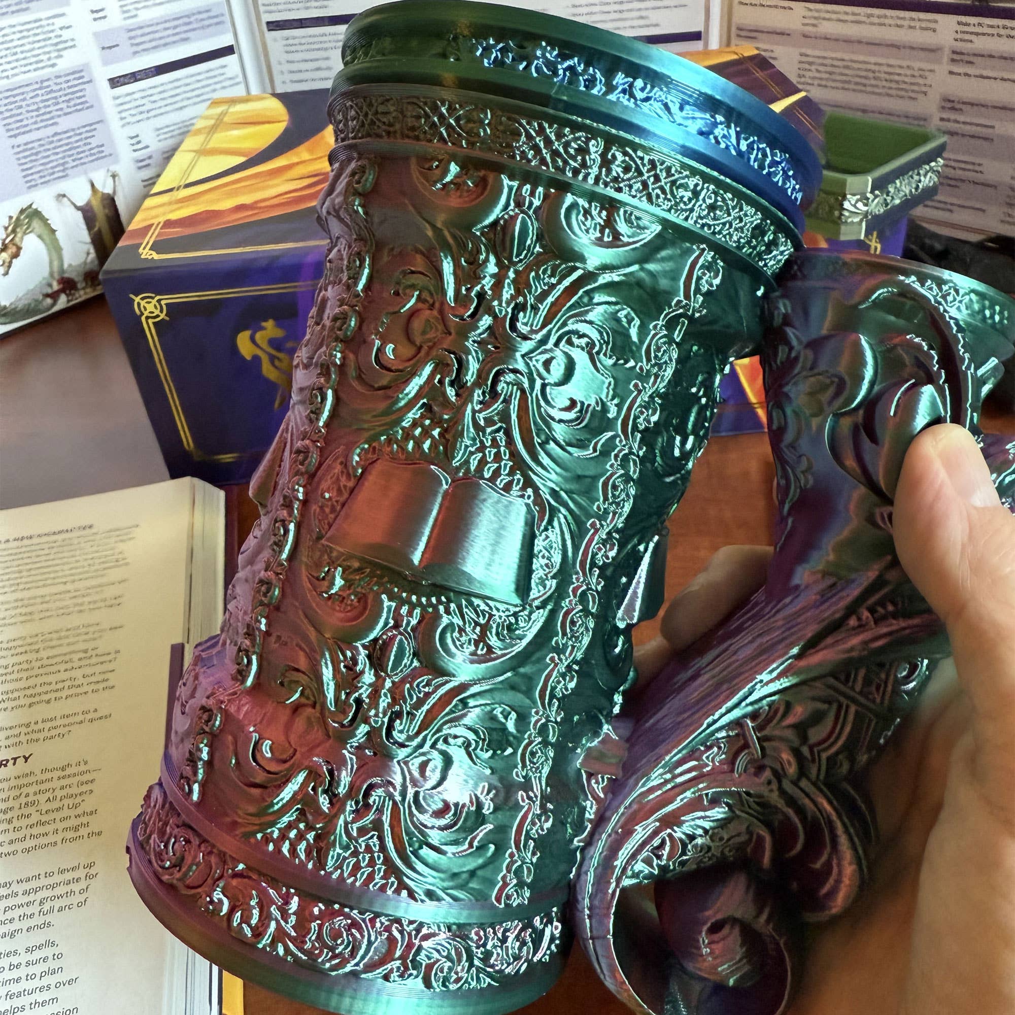 Wizard 12oz Dice Tower Tankard | TTRPG, D&D, Daggerheart - Image 12
