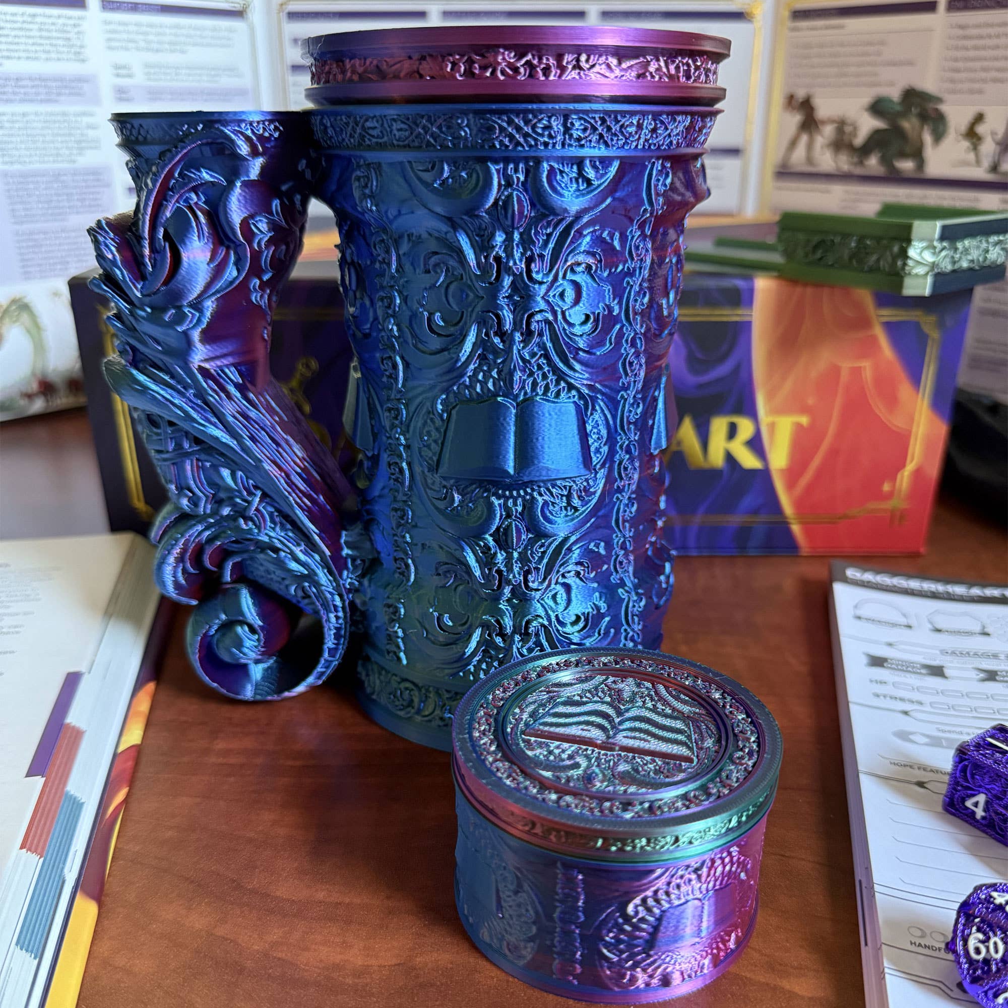 Wizard 12oz Dice Tower Tankard | TTRPG, D&D, Daggerheart - Image 2