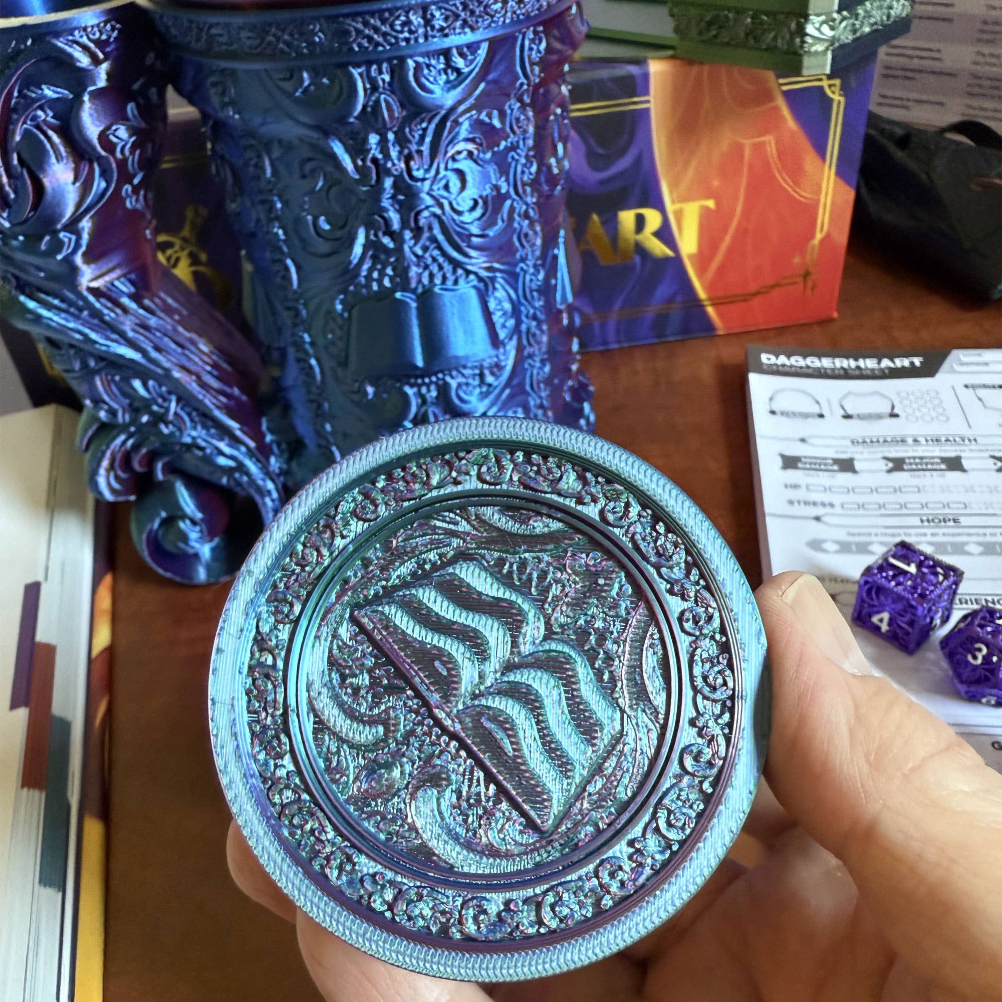 Wizard 12oz Dice Tower Tankard | TTRPG, D&D, Daggerheart - Image 9