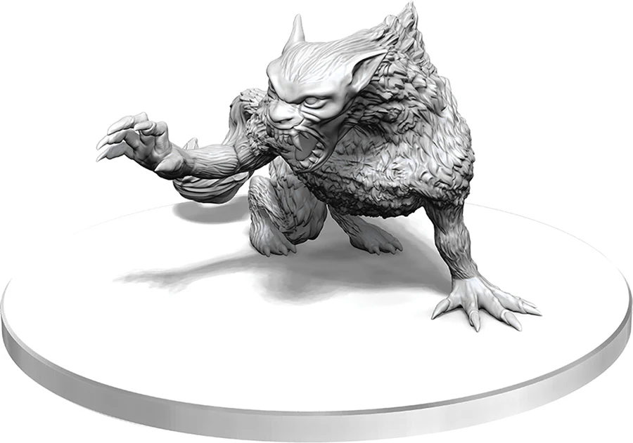 Wizkids Dungeons and Dragons: Nolzur's Marvelous Unpainted Miniatures - Barghest